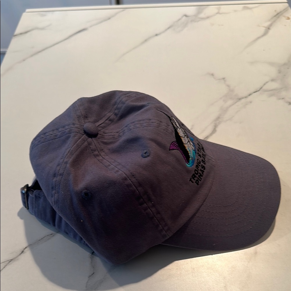 Gray Fish Embroidered Cap - Picture 4 of 5